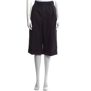 SAINT LAURENT Virgin Wool Wide Leg Capri w/ Tags